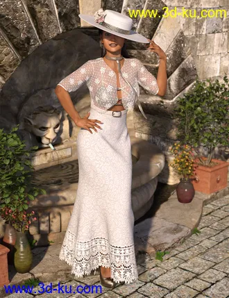 3D打印模型dForce Bella Chic for Genesis 8 Female(s)的图片