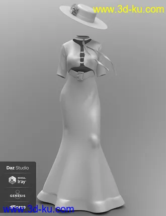 3D打印模型dForce Bella Chic for Genesis 8 Female(s)的图片