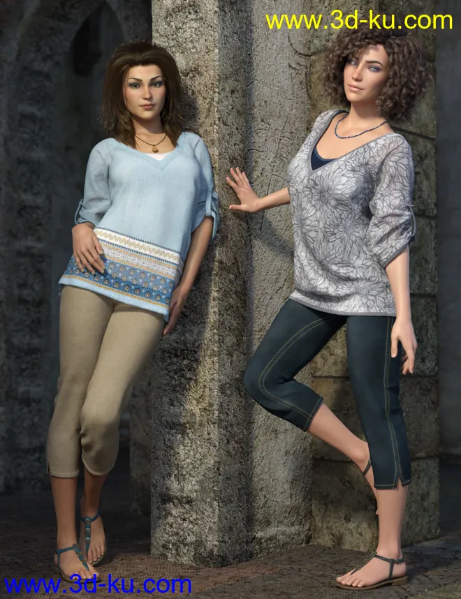 dForce Collection 01 Texture Expansion模型的图片4