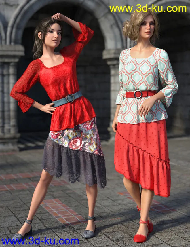 dForce Collection 03 Texture Expansion模型的图片1