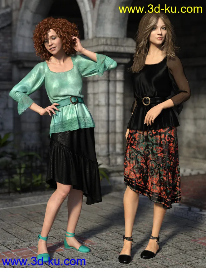 dForce Collection 03 Texture Expansion模型的图片3