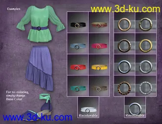 3D打印模型dForce Collection 03 Texture Expansion的图片