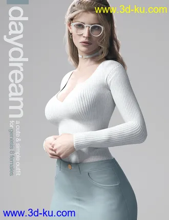 3D打印模型dForce Daydream for Genesis 8 Female(s)的图片