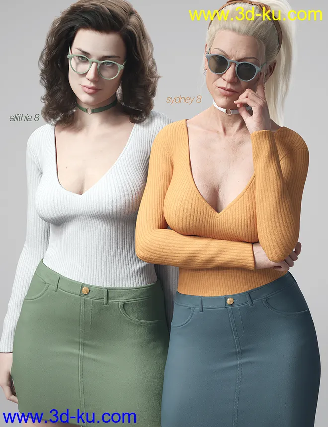 dForce Daydream for Genesis 8 Female(s)模型的图片9