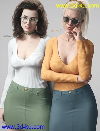3D打印模型dForce Daydream for Genesis 8 Female(s)的图片