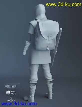 3D打印模型dForce Doomed for Genesis 8 Male(s)的图片