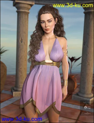 3D打印模型dForce Eleyna Outfit for Genesis 8 Female的图片