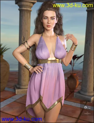 3D打印模型dForce Eleyna Outfit for Genesis 8 Female的图片