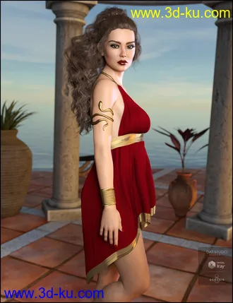 3D打印模型dForce Eleyna Outfit for Genesis 8 Female的图片