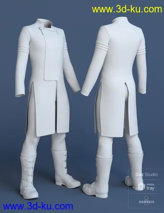 3D打印模型dForce Elite Commander Outfit for Genesis 8 Male(s)的图片