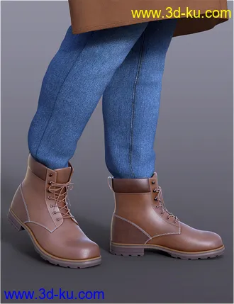 3D打印模型dForce H&C Apron and Casual Outfit for Genesis 8 Male(s)的图片