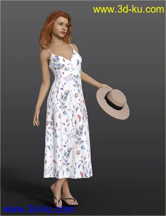 3D打印模型dForce H&C Beach Resort Outfit for Genesis 8 Female(s)的图片