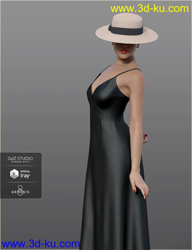 dForce H&C Beach Resort Outfit for Genesis 8 Female(s)模型的图片5