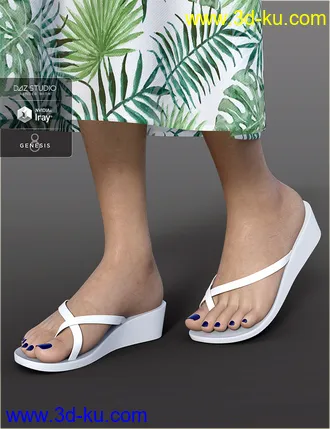 3D打印模型dForce H&C Beach Resort Outfit for Genesis 8 Female(s)的图片