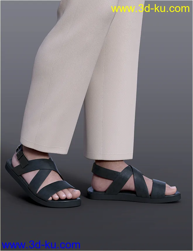 dForce H&C Hawaiian Shirts Outfit for Genesis 8 Male(s)模型的图片8