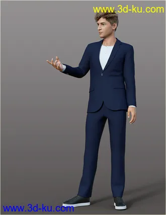 3D打印模型dForce H&C Spring Casual Suits for Genesis 8 Male(s)的图片