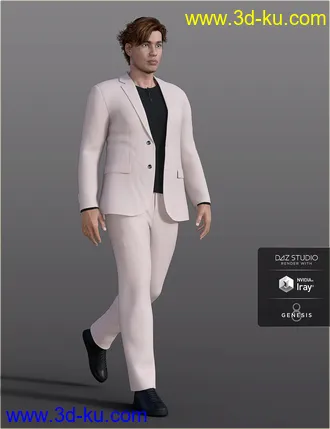 3D打印模型dForce H&C Spring Casual Suits for Genesis 8 Male(s)的图片