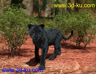 3D打印模型dForce Hair for Big Cat 2的图片