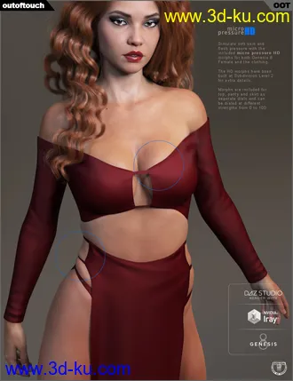 3D打印模型dForce Helena Outfit for Genesis 8 Female(s)的图片