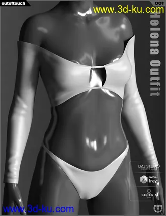 3D打印模型dForce Helena Outfit for Genesis 8 Female(s)的图片