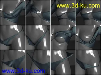 3D打印模型dForce Helena Outfit for Genesis 8 Female(s)的图片
