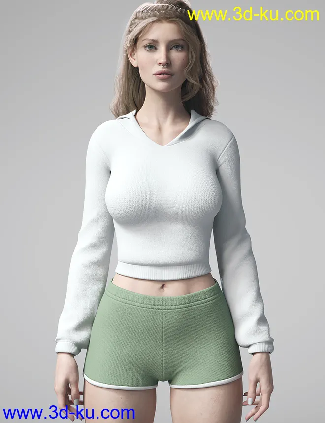dForce Homebody for Genesis 8 Female(s)模型的图片2