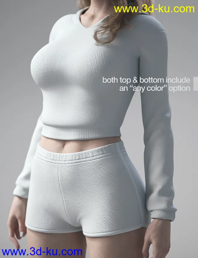 dForce Homebody for Genesis 8 Female(s)模型的图片4