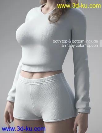 3D打印模型dForce Homebody for Genesis 8 Female(s)的图片