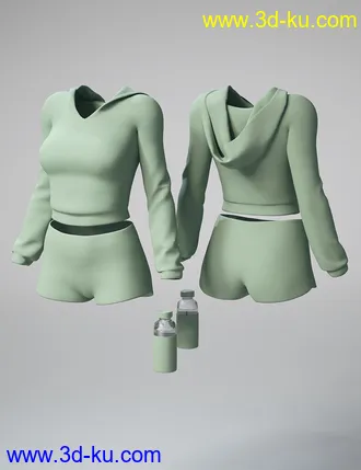 3D打印模型dForce Homebody for Genesis 8 Female(s)的图片