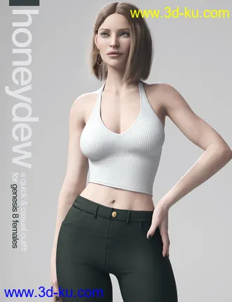 3D打印模型dForce Honeydew Set for Genesis 8 Female(s)的图片