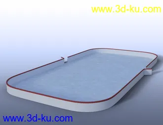 3D打印模型dForce Ice Skating Princess Outfit and Rink for Genesis 8 Female(s)的图片