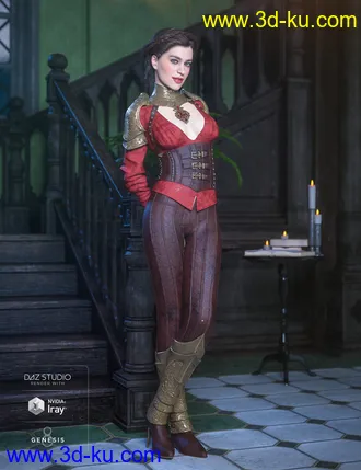 3D打印模型dForce Immortals Outfit Textures的图片