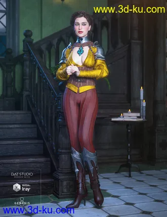 3D打印模型dForce Immortals Outfit Textures的图片