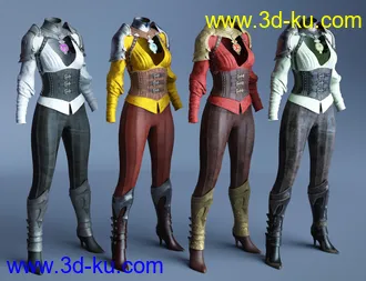 3D打印模型dForce Immortals Outfit Textures的图片