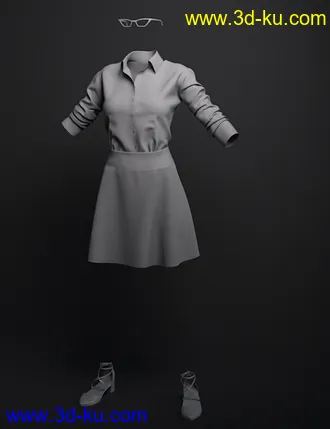 3D打印模型dForce Jaquelyn Outfit for Genesis 8 Female(s)的图片