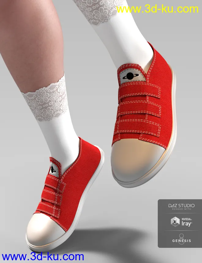 dForce Kawaii Overalls for Genesis 8 Female(s)模型的图片14