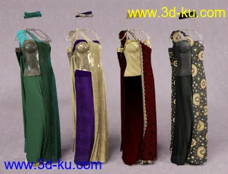 3D打印模型dForce Lady Justice Outfit Textures的图片