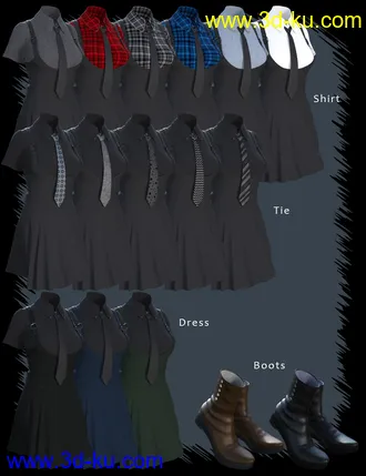 3D打印模型dForce Mana Style Outfit for Genesis 8 Female(s)的图片