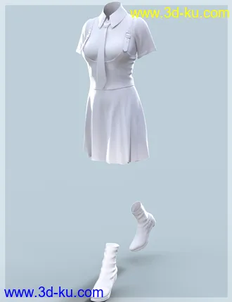 3D打印模型dForce Mana Style Outfit for Genesis 8 Female(s)的图片