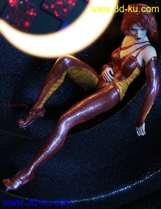 3D打印模型dForce Mosaic Outfit Addon for Genesis 8 Female(s)的图片