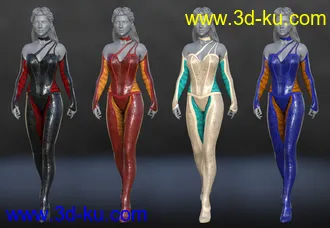 3D打印模型dForce Mosaic Outfit Addon for Genesis 8 Female(s)的图片