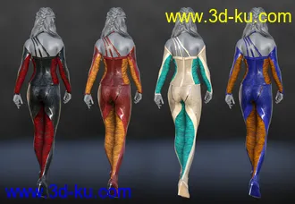 3D打印模型dForce Mosaic Outfit Addon for Genesis 8 Female(s)的图片
