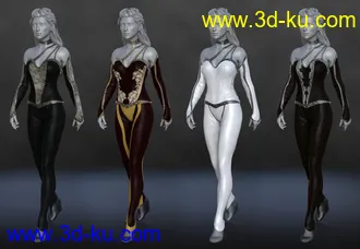 3D打印模型dForce Mosaic Outfit Addon for Genesis 8 Female(s)的图片