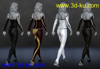 3D打印模型dForce Mosaic Outfit Addon for Genesis 8 Female(s)的图片
