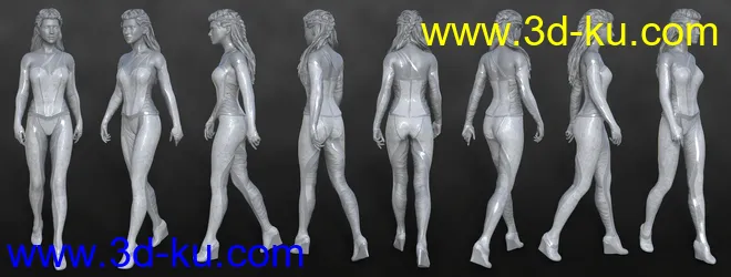 dForce Mosaic Outfit Addon for Genesis 8 Female(s)模型的图片8