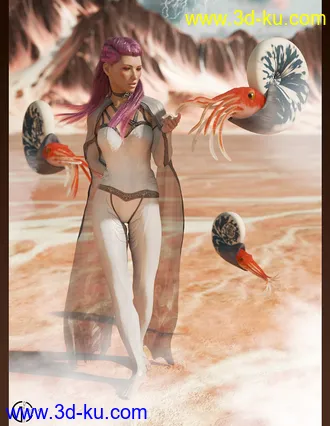 3D打印模型dForce Mosaic Outfit Addon for Genesis 8 Female(s)的图片
