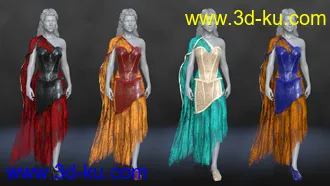 3D打印模型dForce Mosaic Outfit for Genesis 8 Female(s)的图片