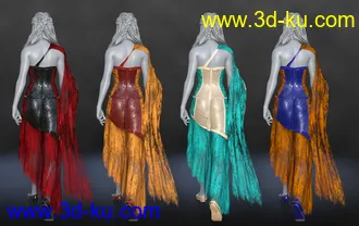 3D打印模型dForce Mosaic Outfit for Genesis 8 Female(s)的图片