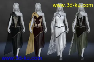 3D打印模型dForce Mosaic Outfit for Genesis 8 Female(s)的图片