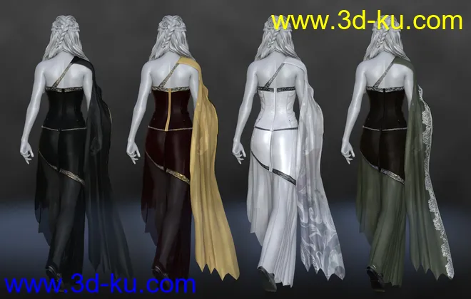 dForce Mosaic Outfit for Genesis 8 Female(s)模型的图片6
